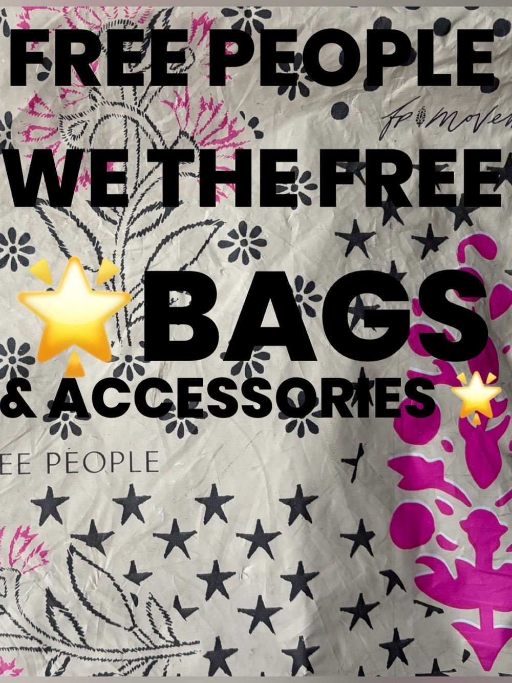 Free People We The Free Bags and accessories!🔥
